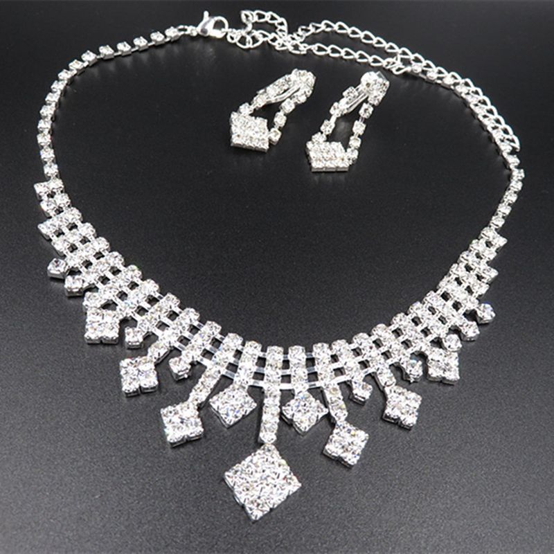 #34 Rhinestone Necklace set