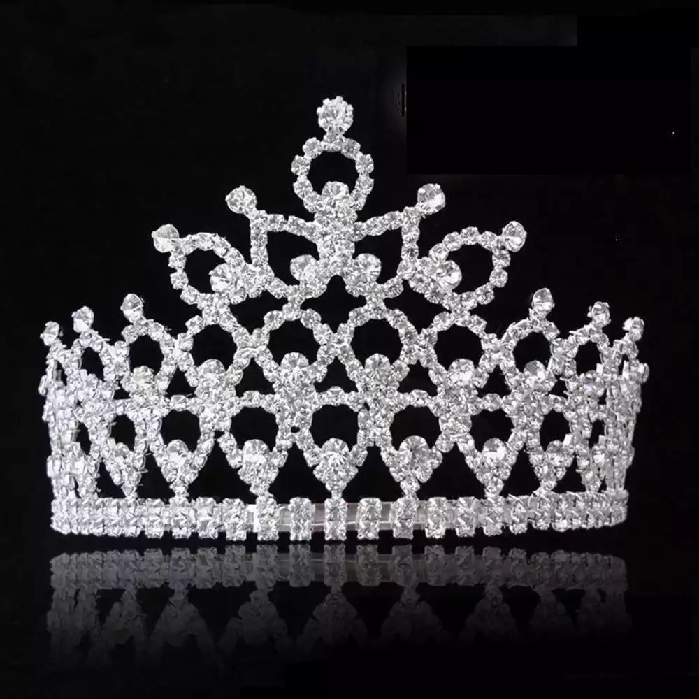 MUSA  Rhinestone Tiara crown