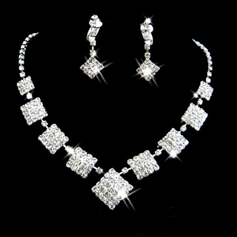 #36 Rhinestone Necklace set