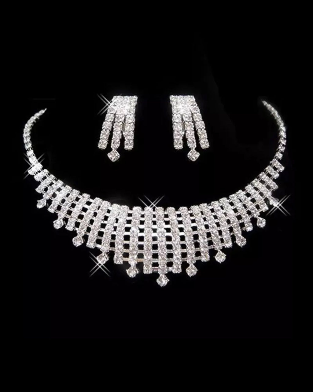 #31 Rhinestone Necklace set