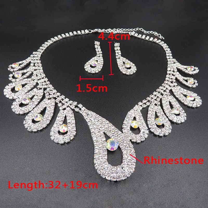 #32 Rhinestone Necklace set