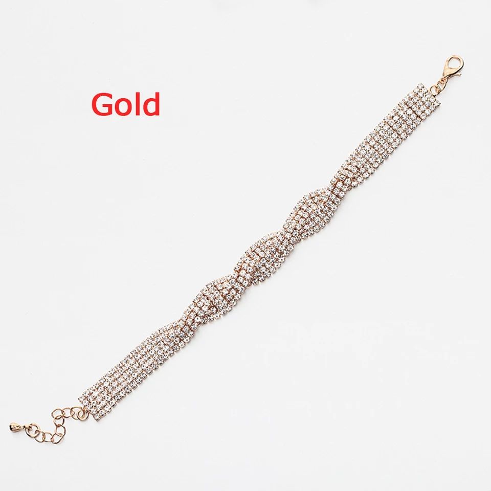 #29 Rhinestone chain bracelet