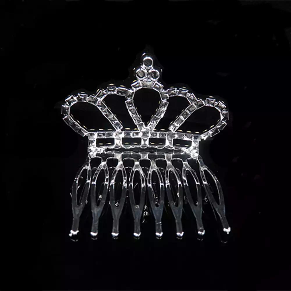 #11 Children's Rhinestone Crown Comb